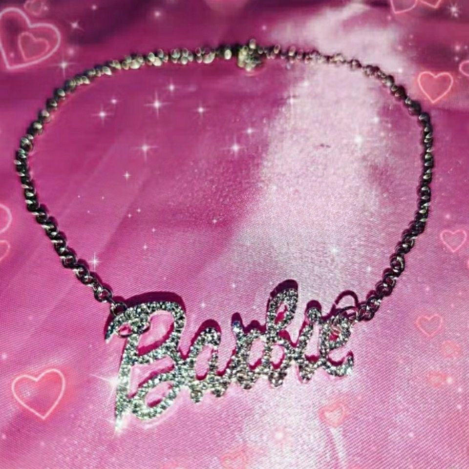 Barbie Bling Nameplate Necklace